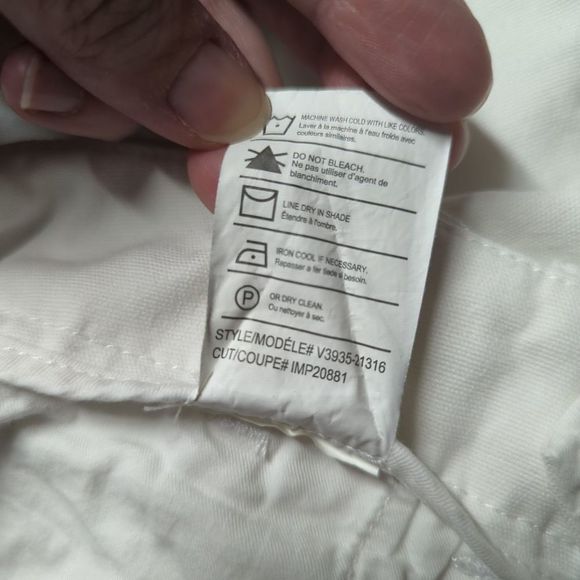 Vince cropped white pants size 6 - Picture 12 of 12